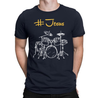 Camisa Camiseta Gospel Louvor Musical Bateria,masculina, Amo Musica Jesus