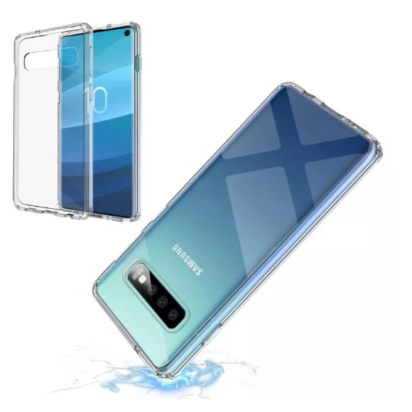 Capinha Anti Impacto Tpu Preta Para Celular Galaxy S10
