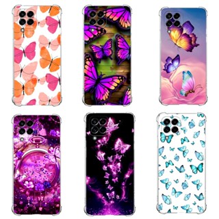 Samsung M53 Capa Tpu Desenhos Variados Capinha Case Borboleta