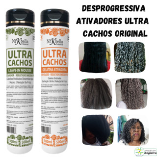 Kit Desprogressiva Ativador Ultra Cachos Instantâneo Transição Capilar