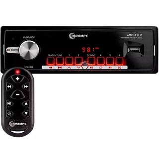 Amplayer Bluetooth Usb Taramps 400 Rms 4 Canais Módulo Controle Longa Distancia em Oferta na Shopee