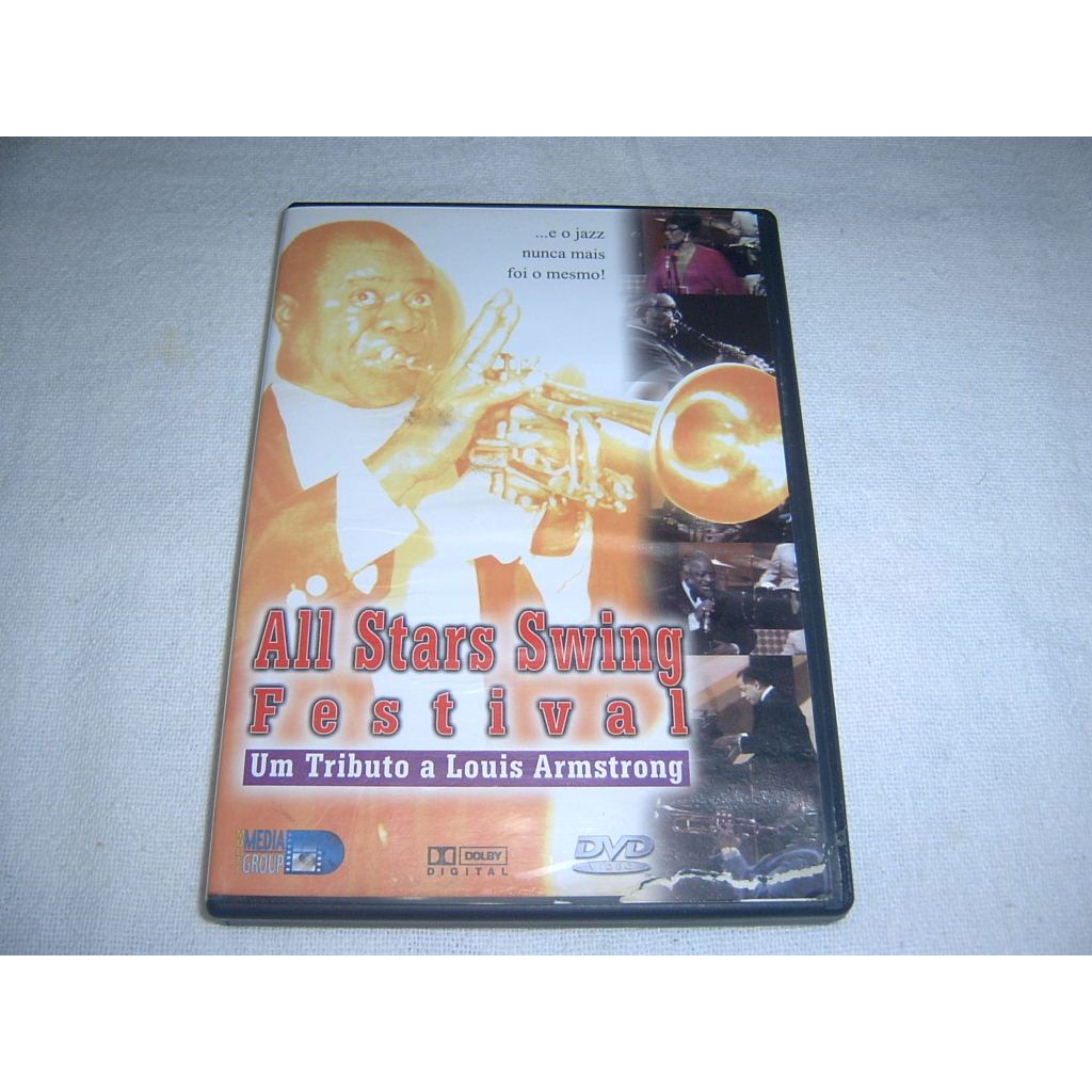 Dvd All Star Swing Festival Louis Armstrong Midia Como Nova