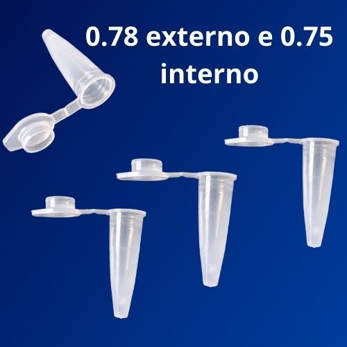 Microtubo 0.78 externo/ 0.75 interno