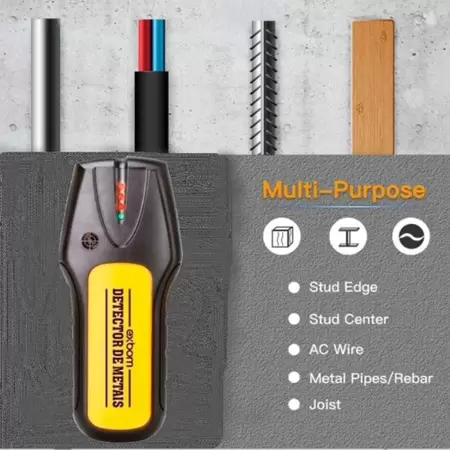 Detector Parede Tubo Cano Pvc Água Madeira Fio Scanner em Oferta na Shopee