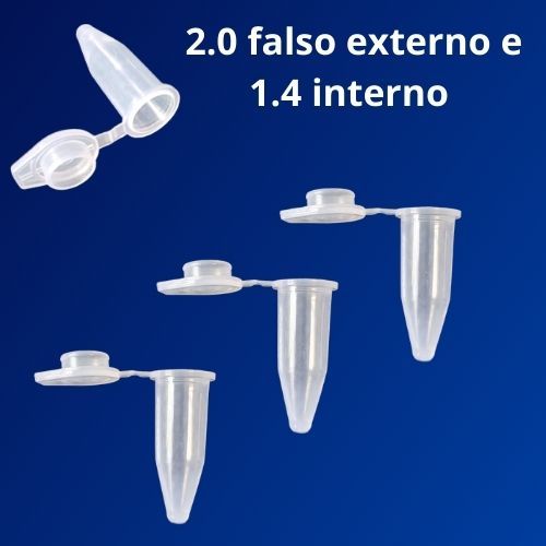 Microtubo 2.0 externo/ 1.4 interno - 1000und