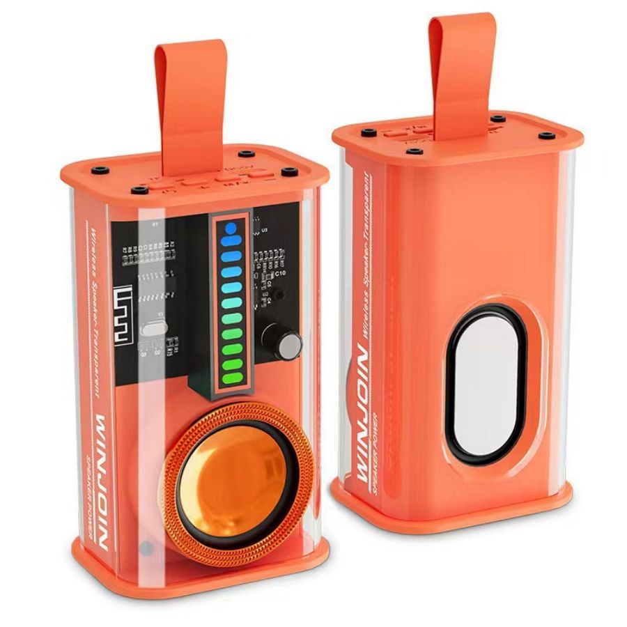 Caixa de som bluetooth RGB portátil Gas Station