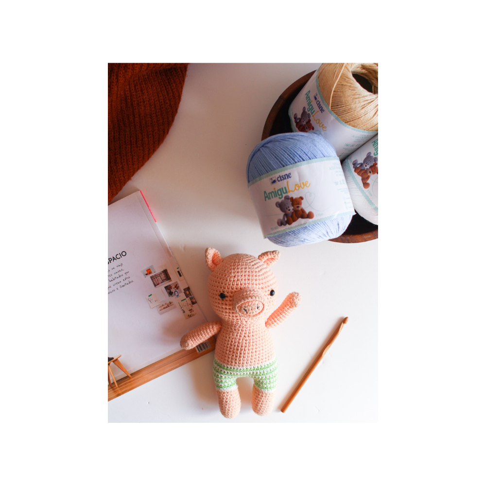 Fio/Lã Cisne Amigulove 100g TEX 600 (Amigurumi) - 170 mts