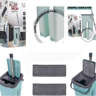 Mop Flat Limpeza em Geral com 1 Refil Extra
