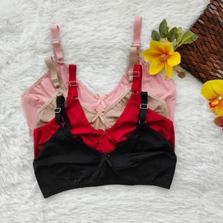 Kit 4 sutiãs Sem Bojo Básico Reforçado Adulto Malu M G GG Lingeries Feminina Sustentação Conforto Qualidade