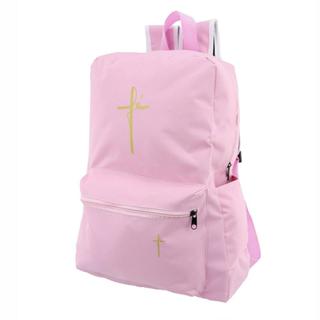 Mochila Fé Unissex De Costas Com Regulagem Nas Alças, Mochila Feminina e Masculina Leve e Confortável.