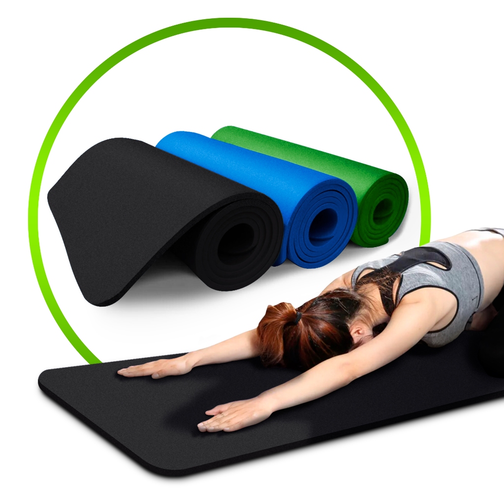 Colchonete Academia Tapete Yoga EVA Tapete de Exercício Tatame Fitness Colchão para Treino 100x50x1 em Oferta na Shopee