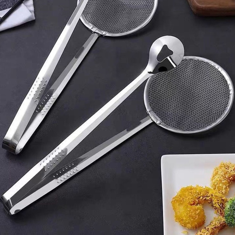 Escumadeira Para Fritura Com Pegador Inox 28,5cm
