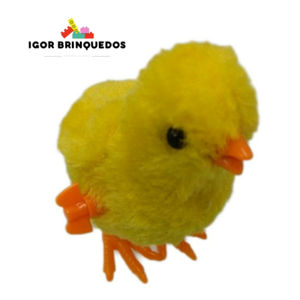 Pintinho Amarelinho Brinquedo Pelúcia Corda Infantil