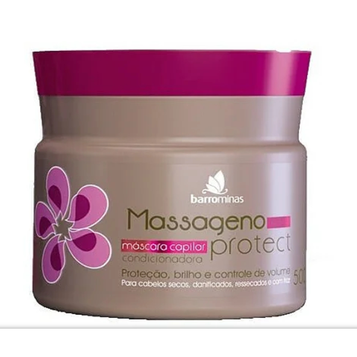 Máscara massageno protect 500g Barro Minas em Oferta na Shopee
