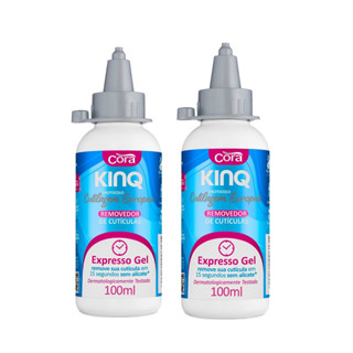 2 Kinq Removedor Gel Expresso Aplicador 100ml - CORA