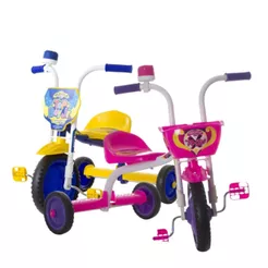Triciclo Velotrol Infantil Menino e Menina Ultra Bike Para Criança Top Boy Girl Com Buzina