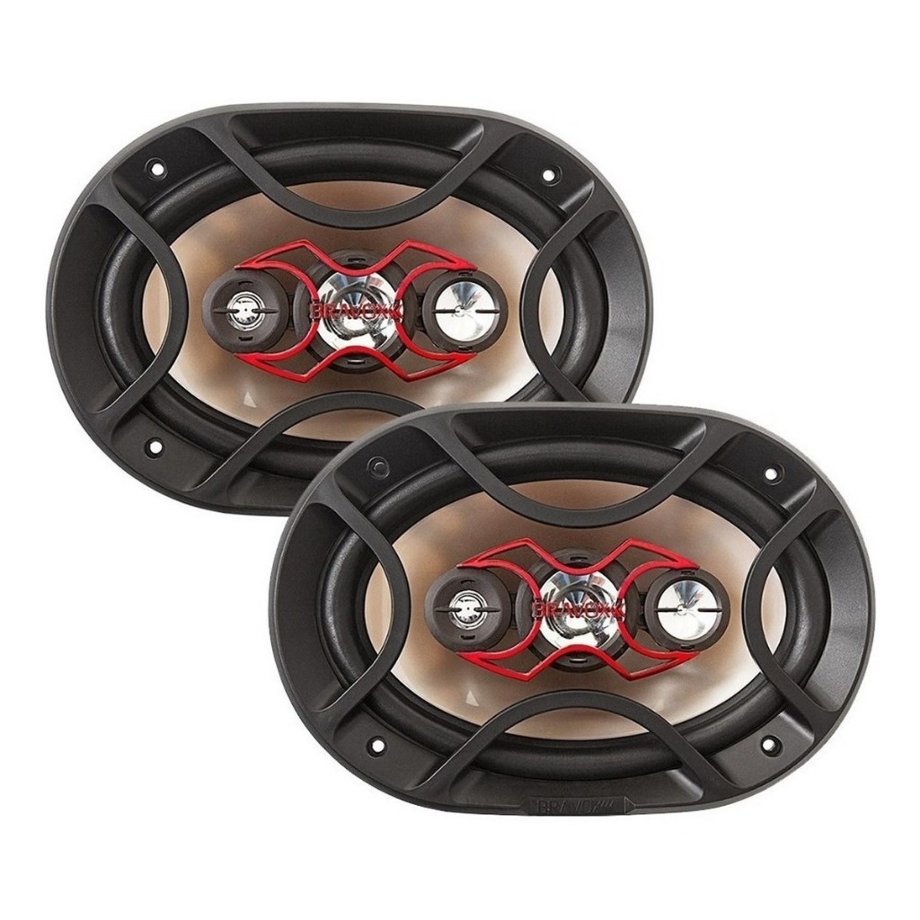 Par De Alto Falantes Bravox Pentaxial 6x9 Polegadas 200w Rms - Spare Parts and Accessories for Vehicles