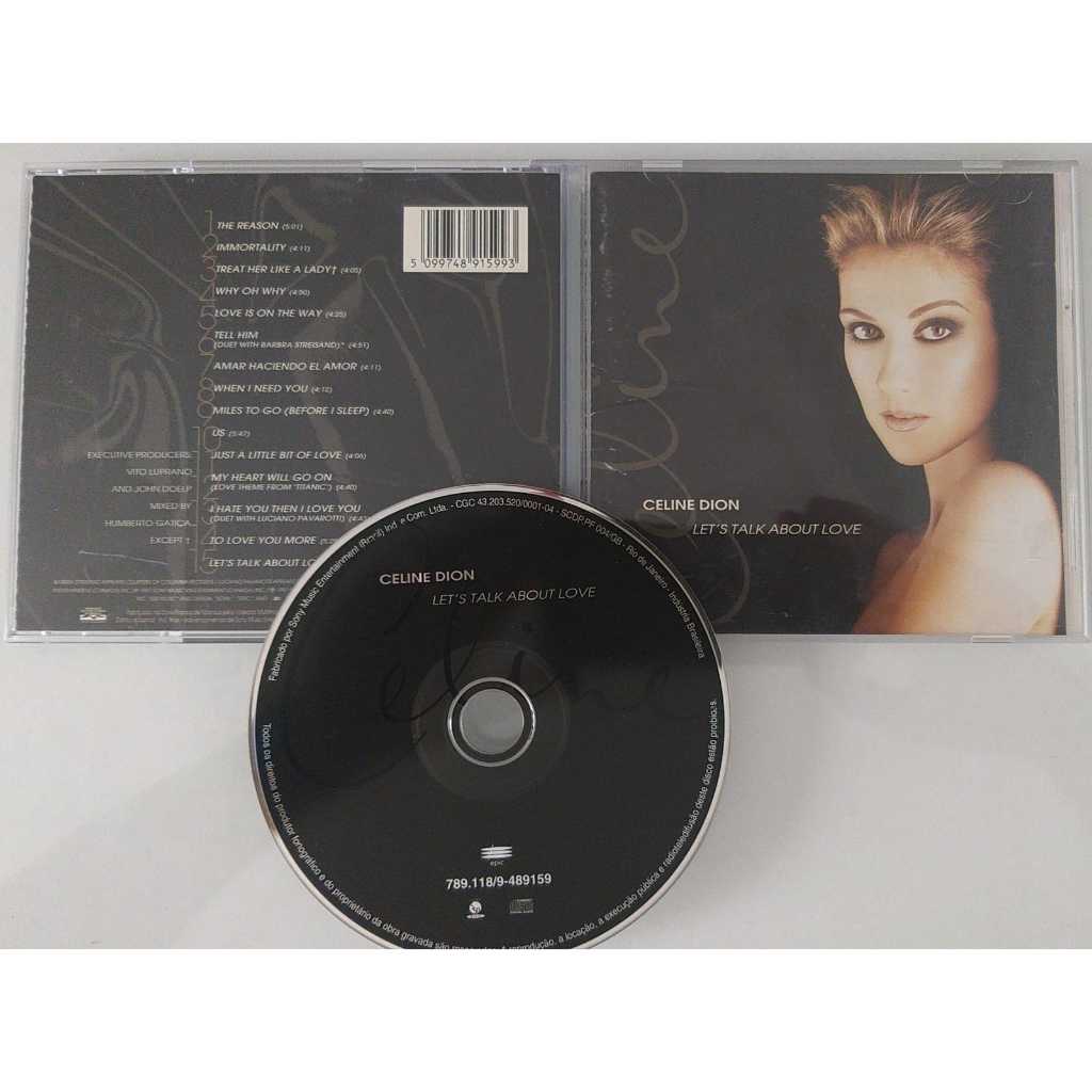 CD CELINE DION - LET'S TALK ABAOUT LOVE (MÚSICA DO TITANIC)