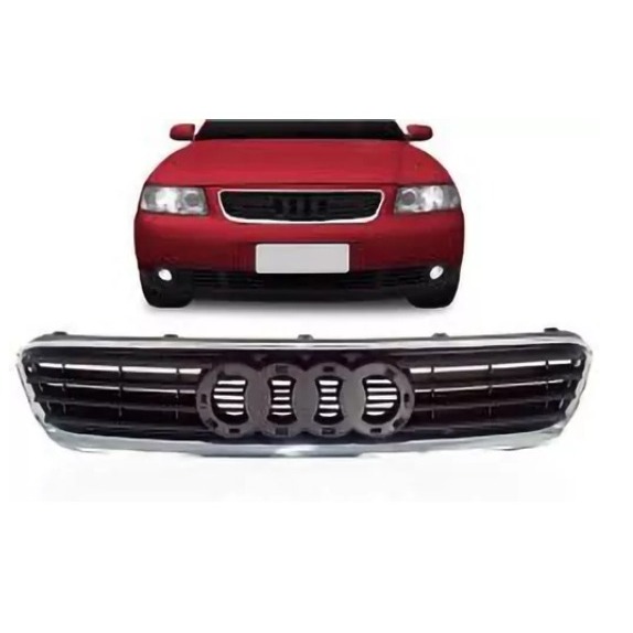 Grade Frontal Radiador Audi A3 96 97 98 99 2000 01 02 03 04 05 06 Preta