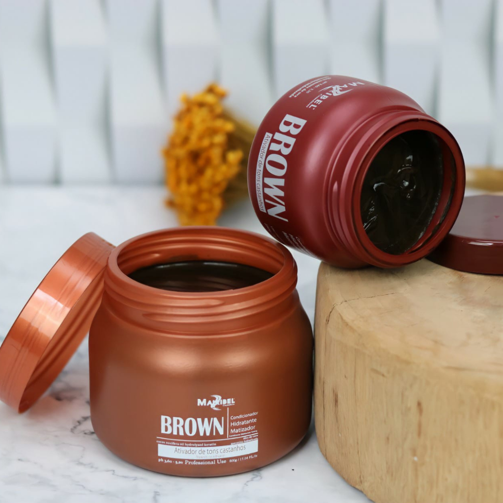 Matizador Chocolate Máscara Condicionador Brown da Mairibel Hidratylife 250g | Compre Agora