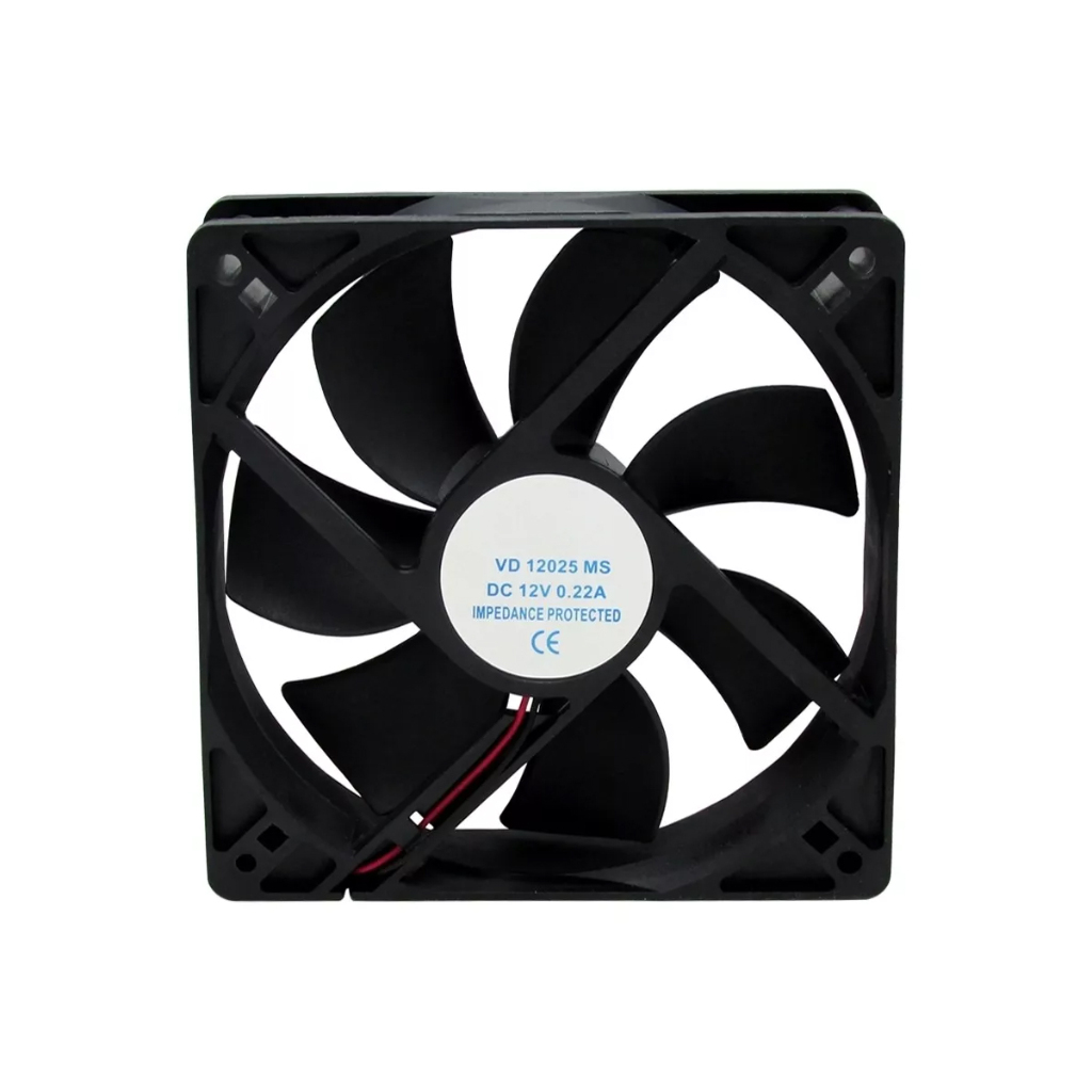 Ventilador Cooler Ventoinha Fan 120x120x25mm 12v