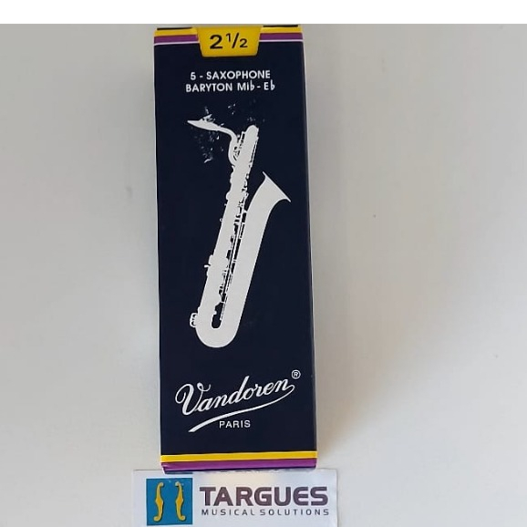 PALHETA TRADICIONAL 2,5 P/ SAX BARITONO Mib-Eb SR2425 VANDOREN (UNIDADE)