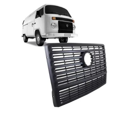 Grade Do Radiador Preto Kombi Flex 2009 Até 2014
