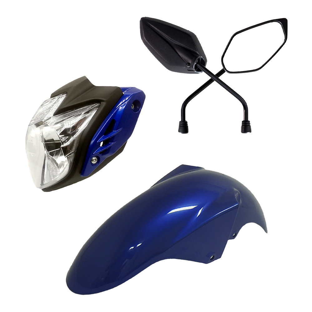 Frente Farol Paralama E Retrovisor Fazer 250 Ano 2011 2012 2013 2014 2015