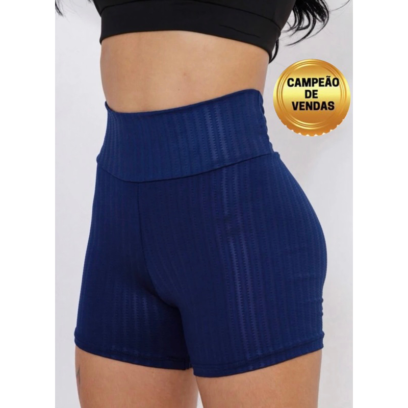 Short Legging 3d  fitness levanta bumbum modeladora  poliamida ideal para Academia pilates e ginastica