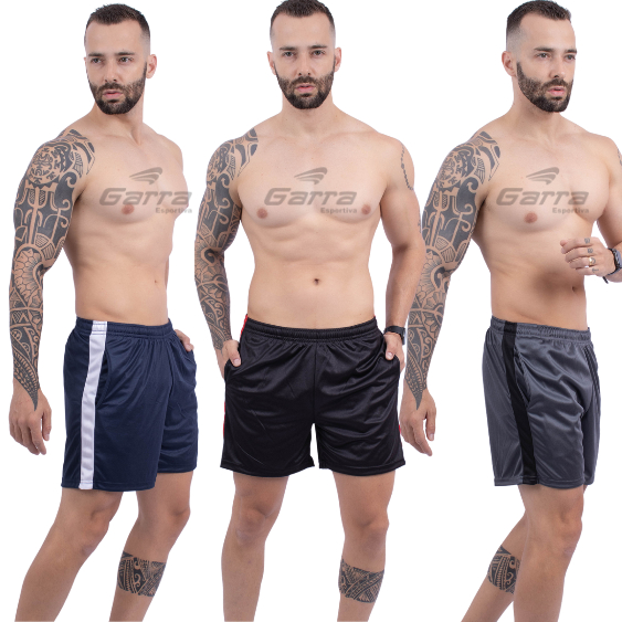 KIT 4 Bermuda masculina Fit Cores para atividade física e academia em Oferta na Shopee