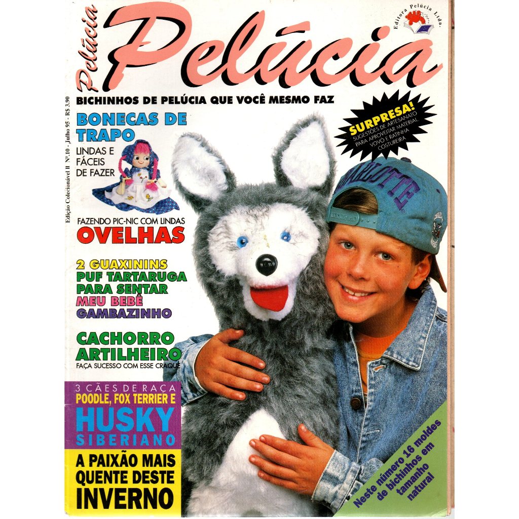 Revista Pelúcia, Edição Colecionável, Ano 2, Nº 10, Julho De 1995