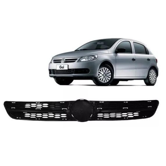 Grade Radiador Gol Voyage Saveiro G5 2009 A 2012 Preta