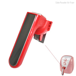 Puxador Cabo Air Fryer Mondial Afn-40 Afn-50 Afn-51 Vermelho