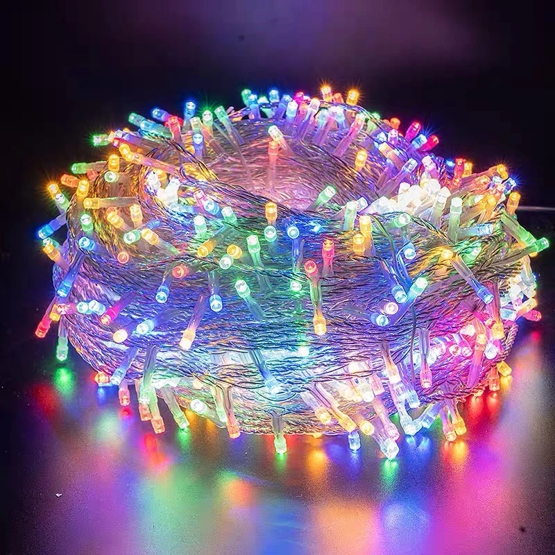 Pisca Pisca 10Metros 100Leds Luz Coloridos 110V 220V Para Iluminação De Natal E Decoração De Festa — imagem 1