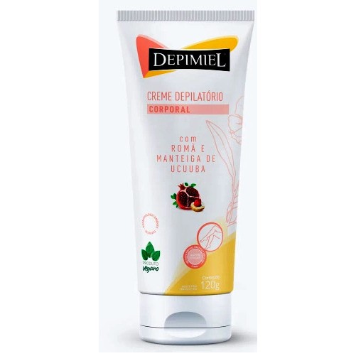 Creme Depilatório Corporal Depimiel Romã e Manteiga de Ucuuba 120g