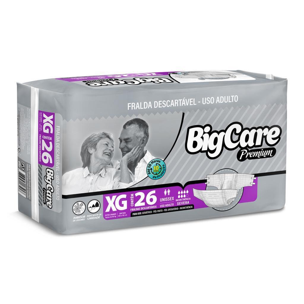 FRALDAS BIG CARE XG (26 UNIDADES)