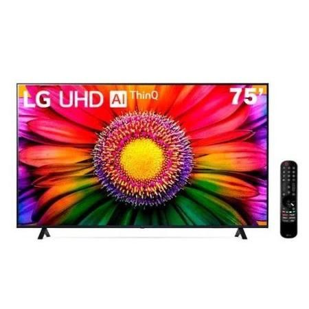 Smart TV 75 Polegadas 4K LG UHD ThinQ AI 75UR87PSA HDR Bluetooth 3 hdmi
