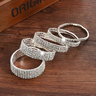 Pulseira de decoração de strass