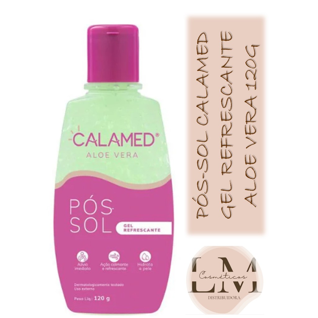 Pós-Sol Calamed Gel Refrescante Aloe Vera 120g