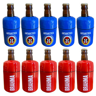 Kit 10 Porta Lata 3 x1 Suporte Porta Litrinho Long Neck Romarinho 300ml em Oferta na Shopee