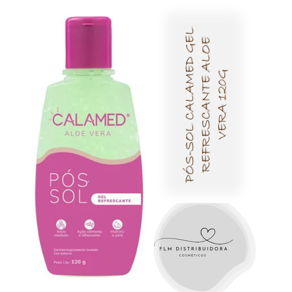 Pós-Sol Calamed Gel Refrescante Aloe Vera 120g