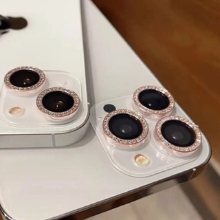 Kit Película Câmera Strass Para iPhone 16/16 PLUS/16 PRO/16 PRO MAX/15/15 PLUS/15 Pro/15 Pro Max Protetor Lente Diamante em Oferta na Shopee
