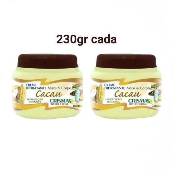 Kit Com 2 Creme Cacau Crismas 230g Cada