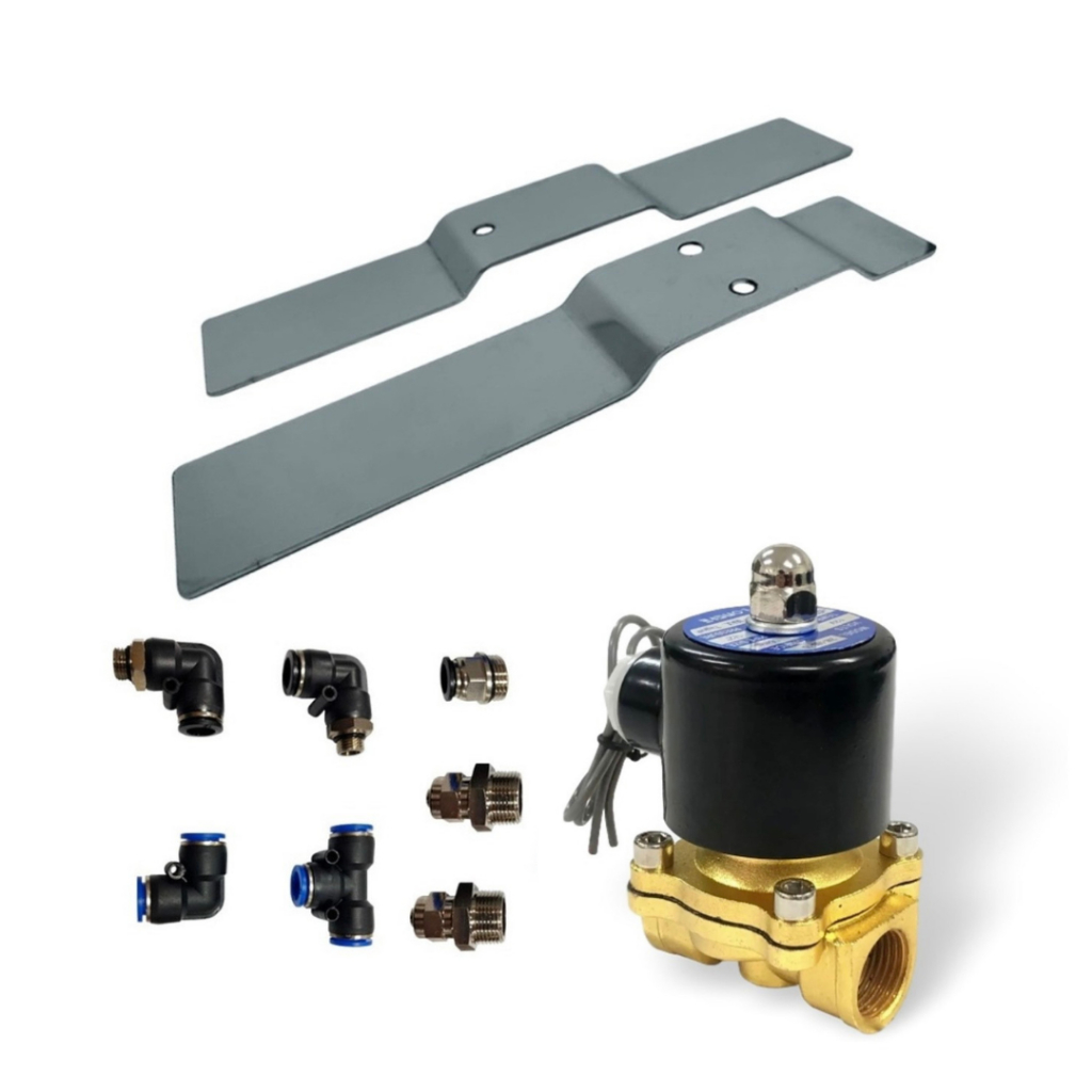 Kit Conexões Suporte - Válvula - Solenoide Para Buzina Marítima Caminhao 12V e 24V Acessorios