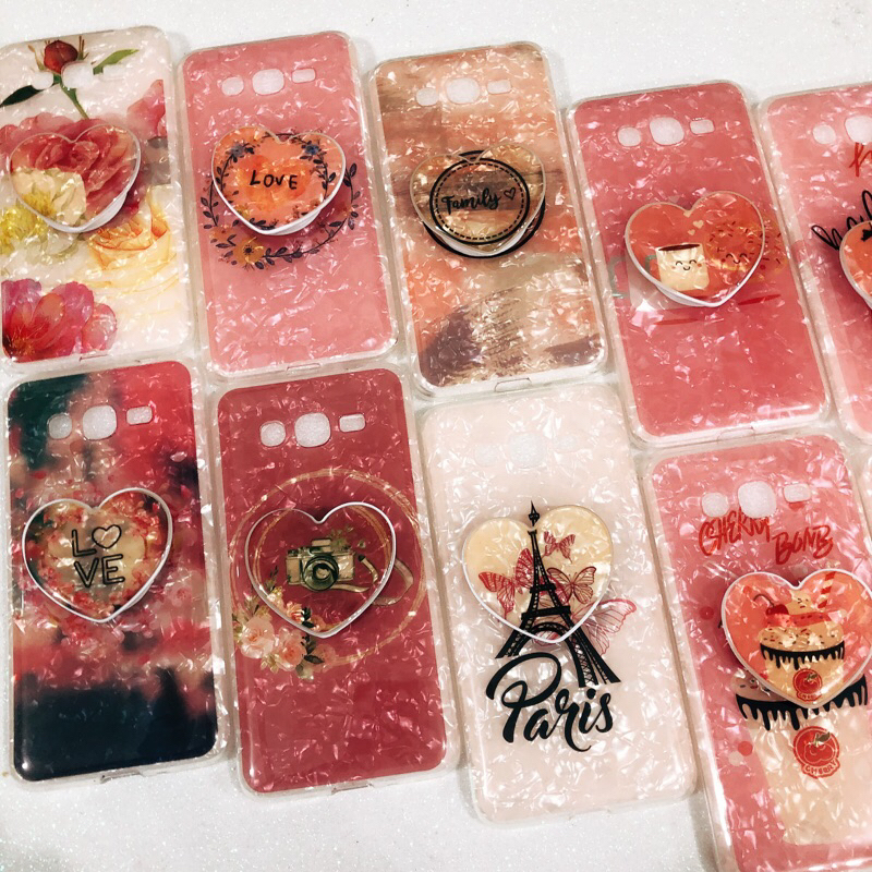 Capa Capinha Para Samsung Galaxy J2 PRIME e Pop Socket de coração