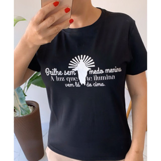 T shirts frases evangélica e motivacional ,disponível até o G2