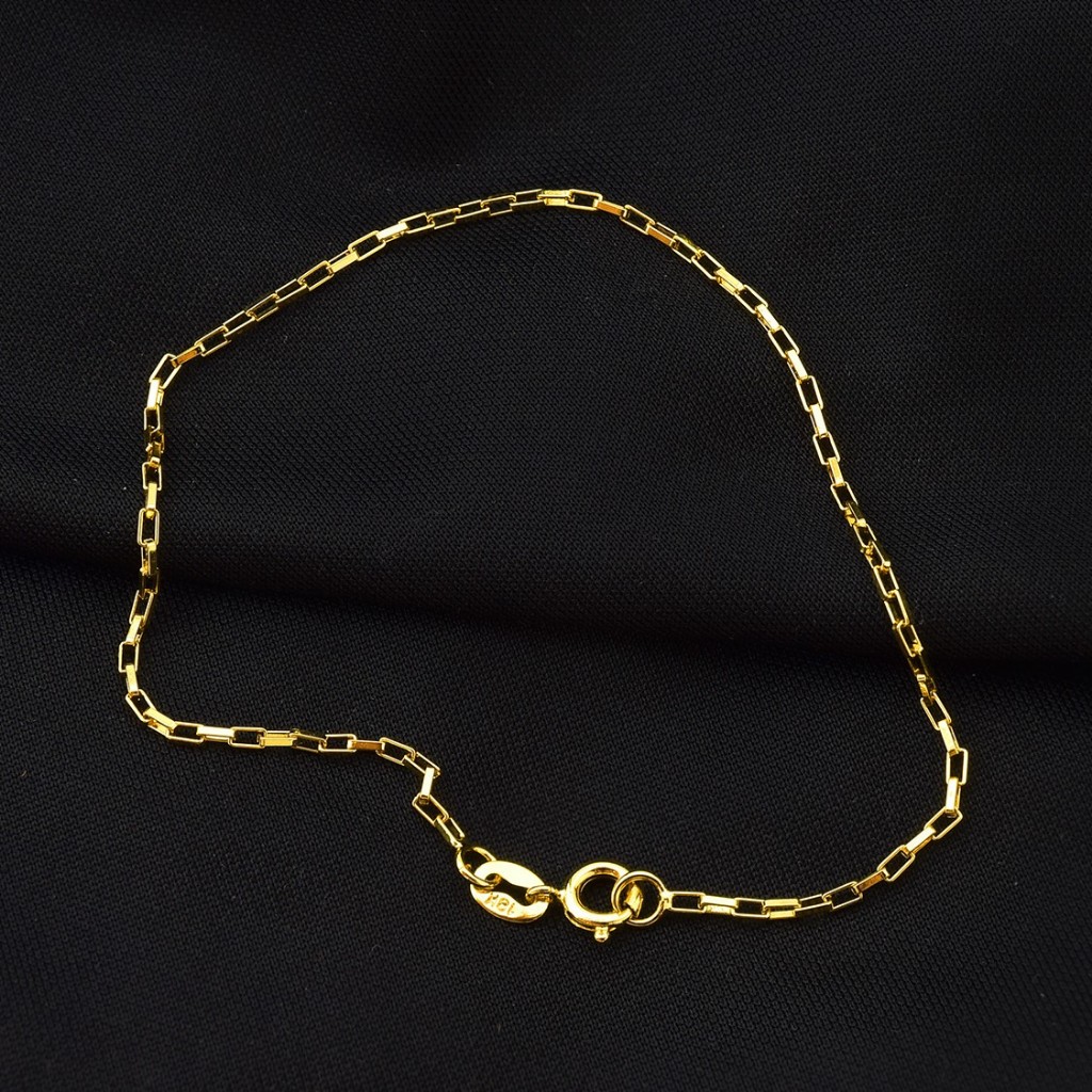 Pulseira Masculina Tijolinho Fecho 18k Banhada a Ouro Fino Discreta em Oferta na Shopee