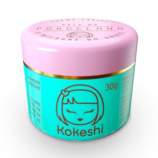 Hidratante Creme Facial Pele De Porcelana Kokeshi 30g Milagre do Arroz em Oferta na Shopee