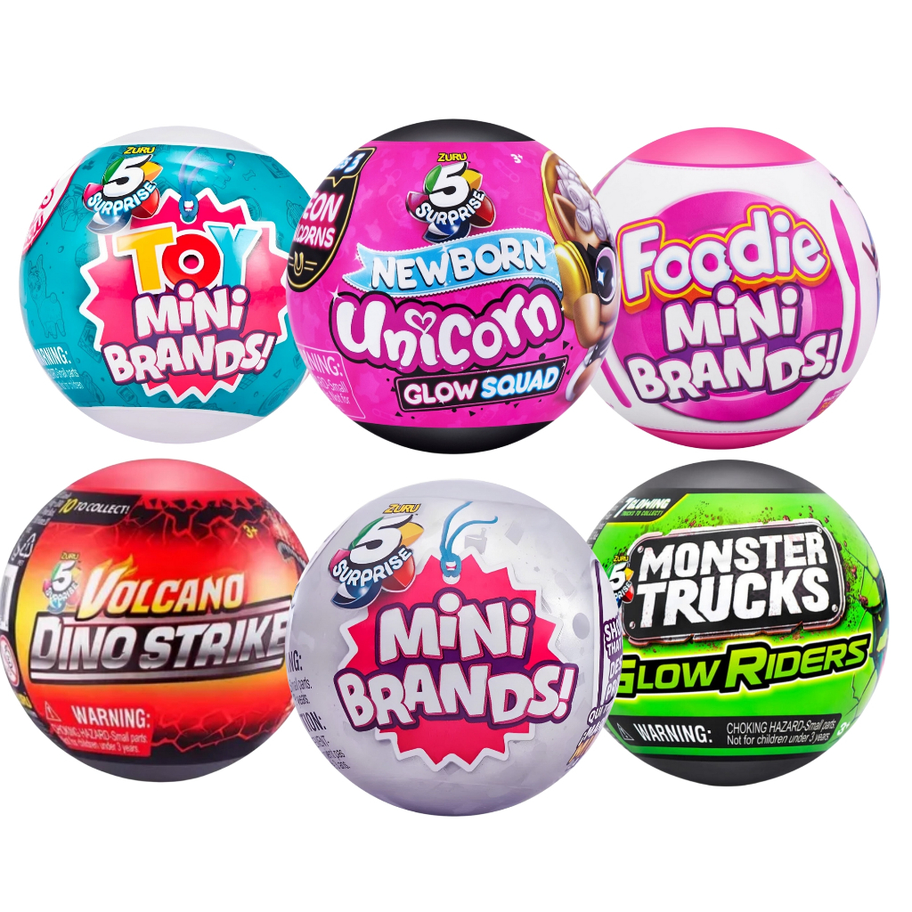 Brinquedo 5 Surprise Bolinha Surpresa Miniaturas Colecionáveis Vários Modelos - Xalingo em Oferta na Shopee