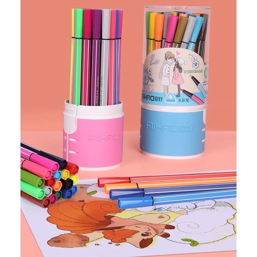 Kit Com 12/18 Cores Caneta de Gel Colorido